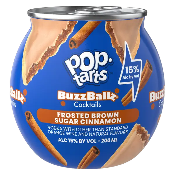 BuzzBallz x Pop-Tarts Frosted Brown Sugar Cinnamon 200ml cocktail